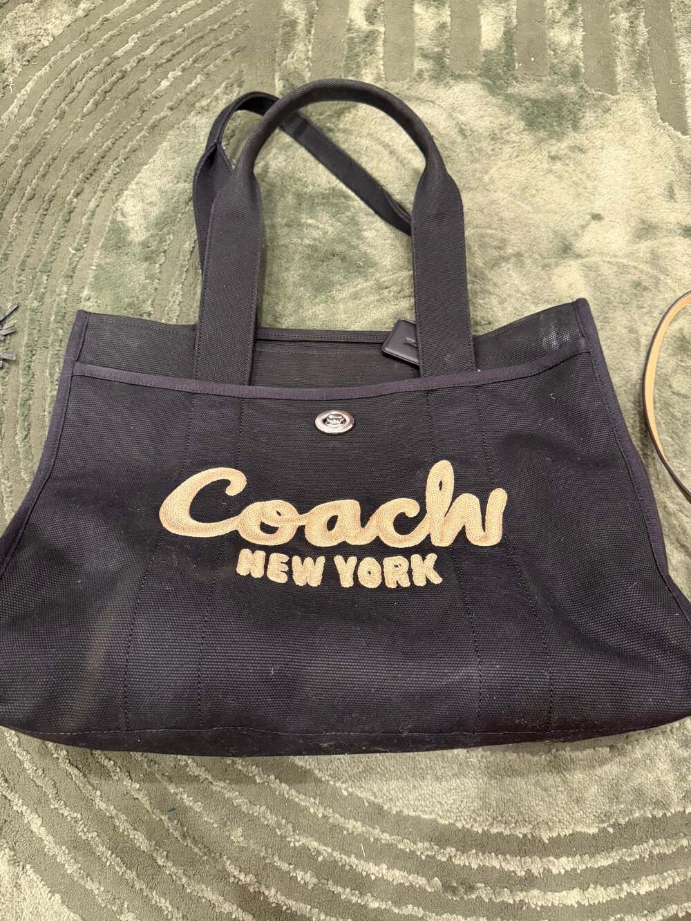Coach Cargo Tote in Black